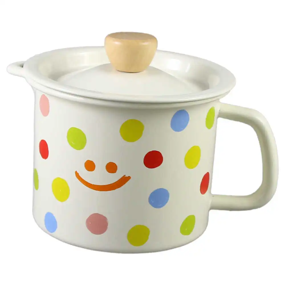 Cana emailata cu capac 1400 ml