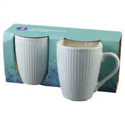 Set 2 cani din ceramica 300 ml