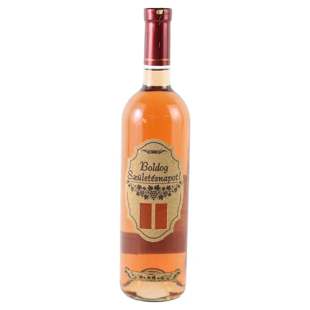 Vin rose 750 ml "Boldog Szuletesnapot" Vin rose 750 ml "Boldog Szuletesnapot"