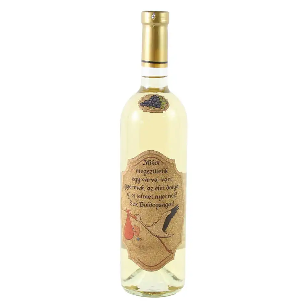 Vin alb 750 ml "Mikor megszuletik egy varva vart..." Vin alb 750 ml "Mikor megszuletik egy varva vart..."