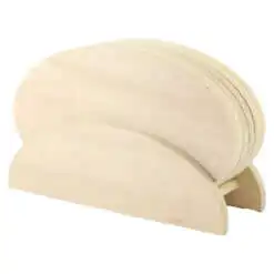 Set 6 tocatoare din lemn cu suport 24x15 CM