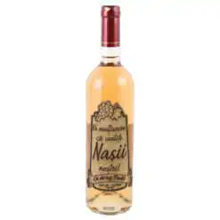 Vin rose 750 ml "Va multumim ca sunteti Nasii nostri..." cu eticheta personalizata din pluta