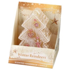 Lumanare de Craciun parfumata Winter Reindeers 7.5 CM