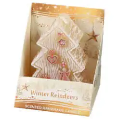 Lumanare de Craciun parfumata Winter Reindeers 7.5 CM