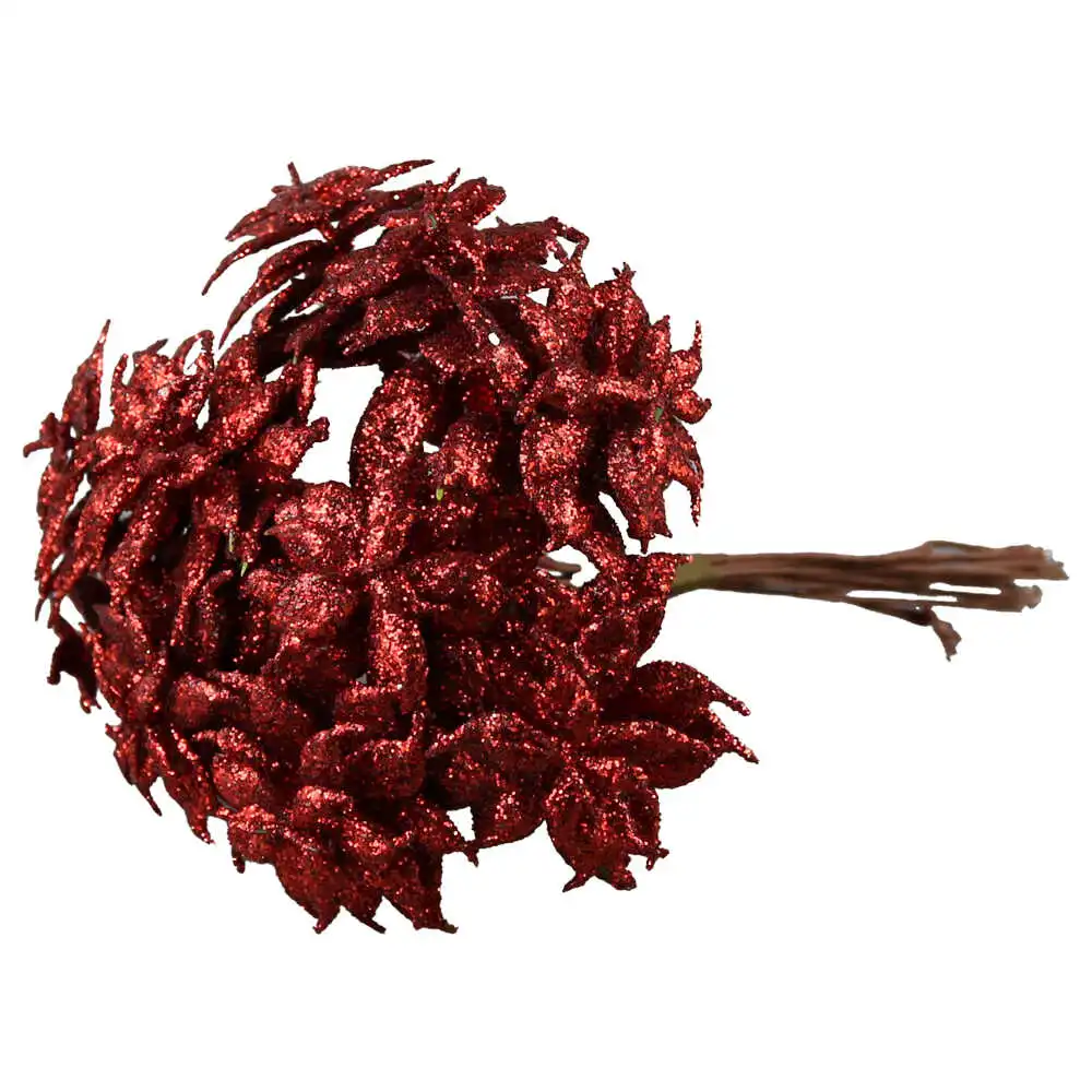 Set 10 Pick decor Flori rosii 12 CM Set 10 Pick decor Flori rosii 12 CM