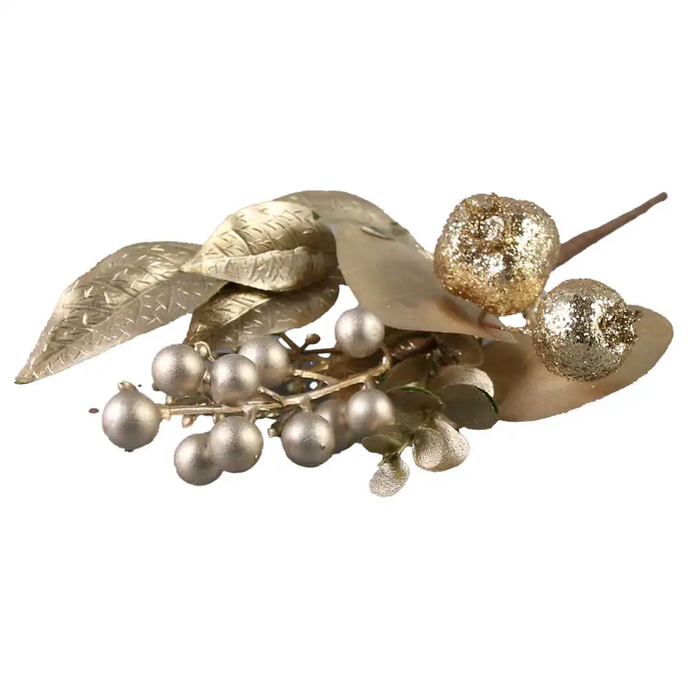 Pick decor cu bobite si frunze aurii Pick decor cu bobite si frunze aurii