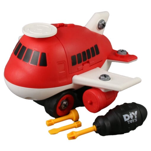 Avion demontabil cu surubelnita DIY toys