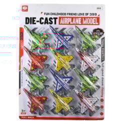 Set 12 avioane din metal si plastic