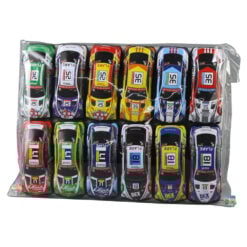 Set 12 masini de curse din metal si plastic