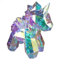Unicorn din plastic cu 200 led/usb