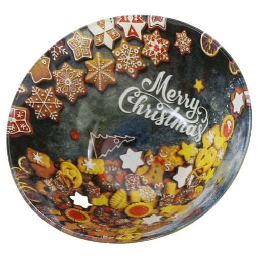 Bol din sticla "Merry Christmas"
