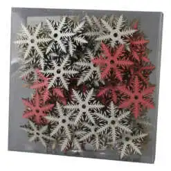 Set 72 decor craft din lemn 4 CM