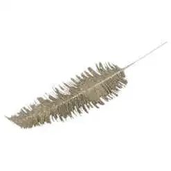 Pick decor Frunza cu glitter 42 CM