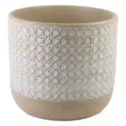 Ghiveci din ceramica Vienna Bej 21x19 CM