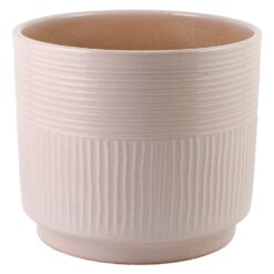 Ghiveci din ceramica Nara Terra roz 22x19 CM