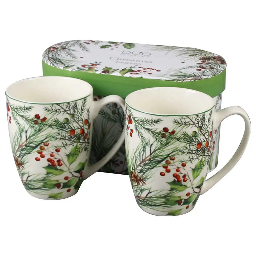 Set 2 cani din portelan