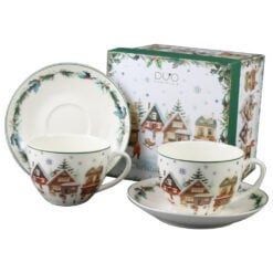 Set 2 cesti cu farfurii