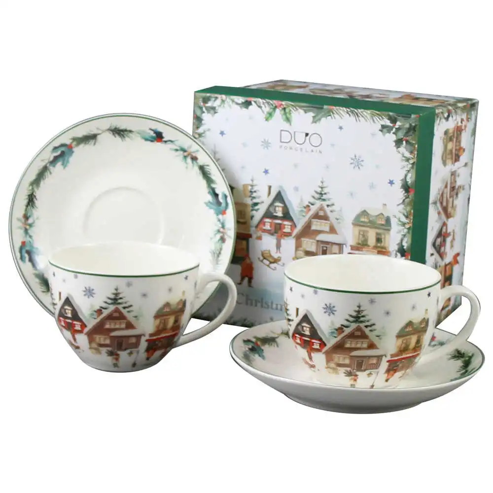 Set 2 cesti cu farfurii