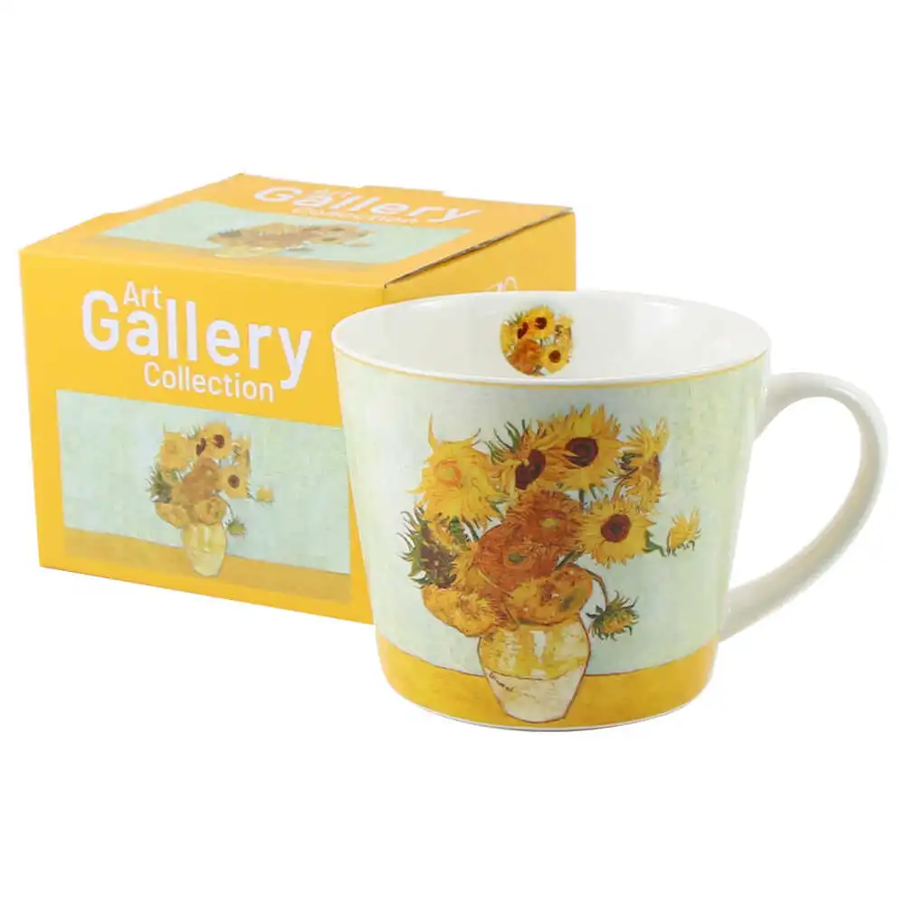 Cana portelan "Sunflowers" de V. van Gogh Cana portelan "Sunflowers" de V. van Gogh