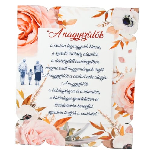 Placheta decorativa mdf "A Nagyszulok..." 17x20 CM