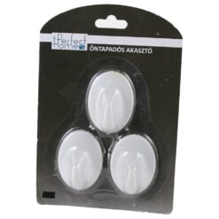 Set 3 agatatori autoadezive din plastic