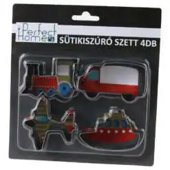 Set 4 forme pentru prajituri din inox