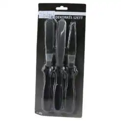 Set 3 cutite pentru decorarea torturi