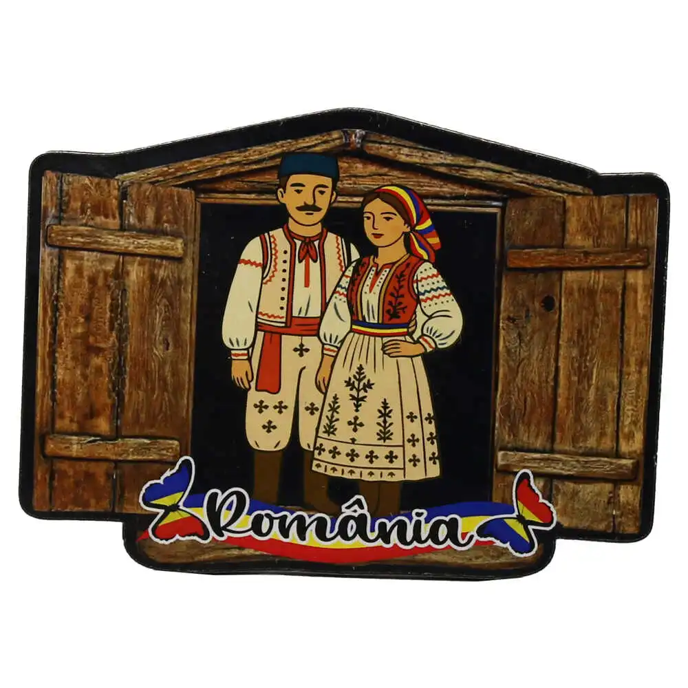 Magnet frigider mdf "Romania" 10 CM Magnet frigider mdf "Romania" 10 CM