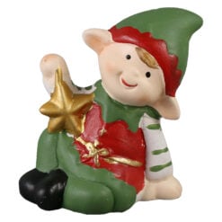 Figuria Elf din ceramica 10x11 CM