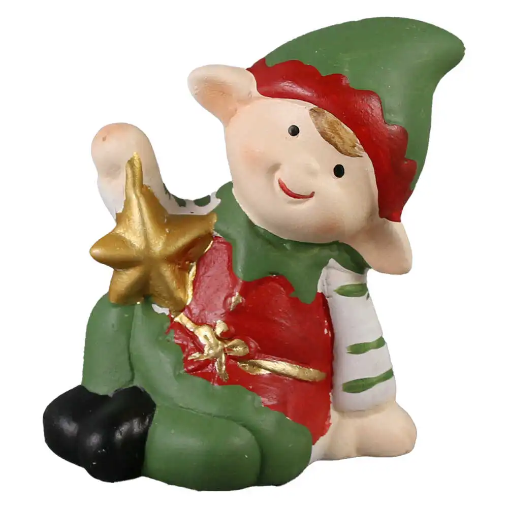 Figuria Elf din ceramica 10x11 CM
