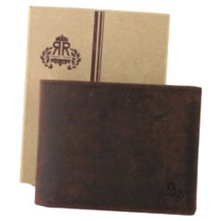 Portofel barbatesc din piele 12x9.5 CM