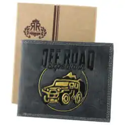 Portofel barbatesc din piele 12x10 CM