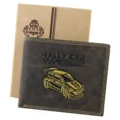 Portofel barbatesc din piele 12x10 CM