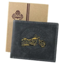 Portofel barbatesc din piele 12x10 CM