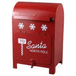 Decoratiune de Craciun Cutie Postala metalica 15x23 CM