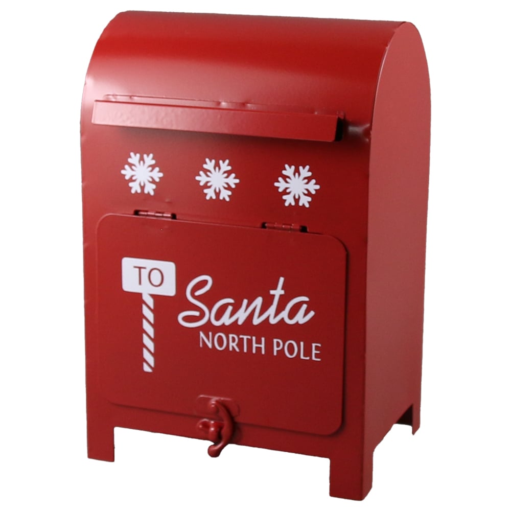 Decoratiune de Craciun Cutie Postala metalica 15x23 CM Decoratiune de Craciun Cutie Postala metalica 15x23 CM