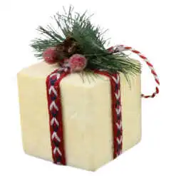 Ornament de brad Cutiuta cadou 8 CM