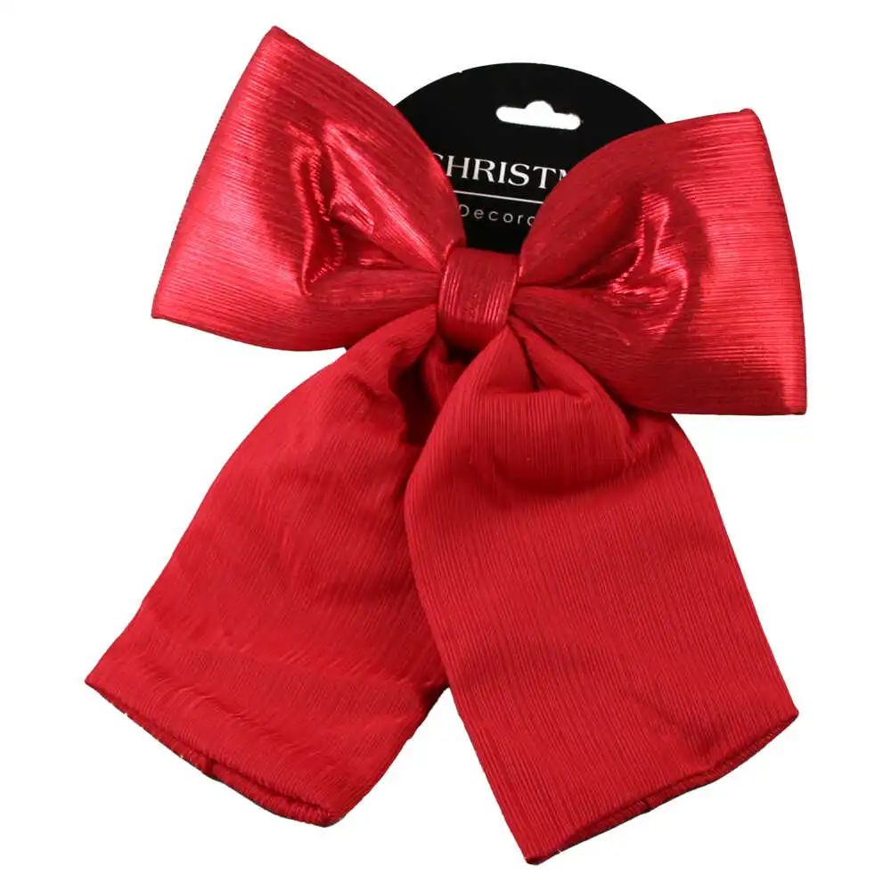 Ornament Fundita rosie din textil Ornament Fundita rosie din textil