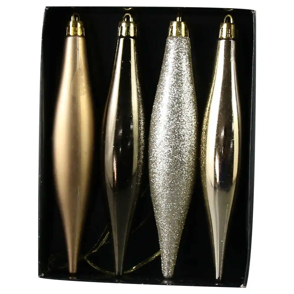 Set 4 globuri pentru brad
