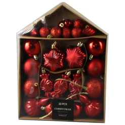 Set 32 globuri pentru brad