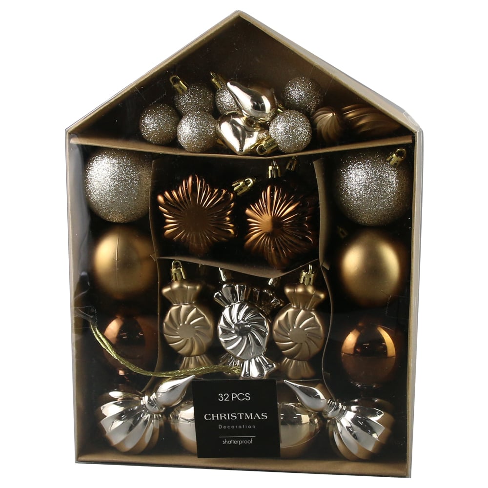 Set 32 globuri pentru brad Set 32 globuri pentru brad