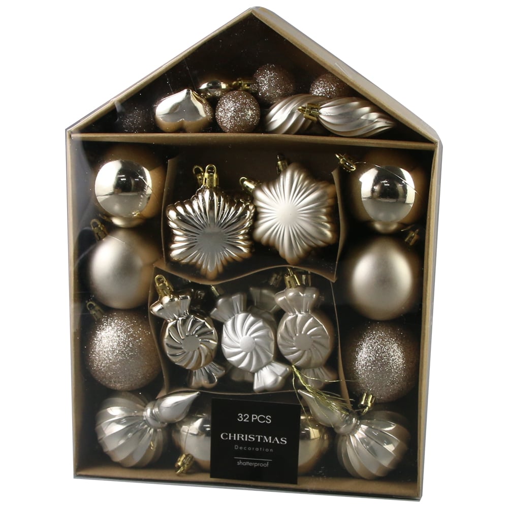 Set 32 globuri pentru brad Set 32 globuri pentru brad