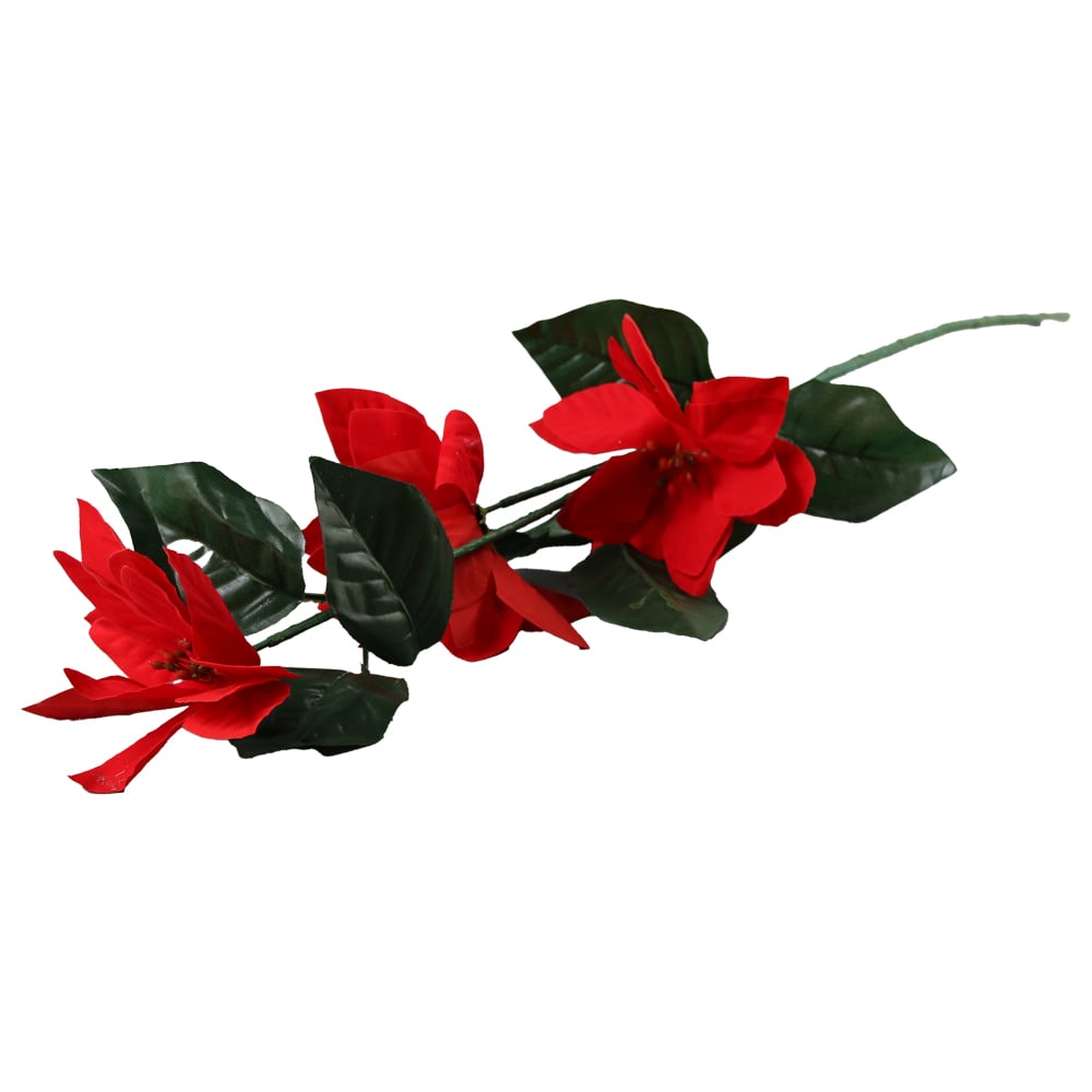 Floare artificiala Craciunita 64 CM Floare artificiala Craciunita 64 CM