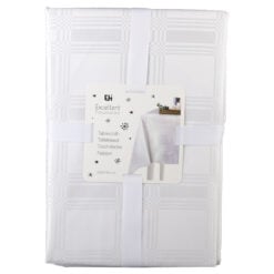 Fata de masa damasc alb 220x150 CM