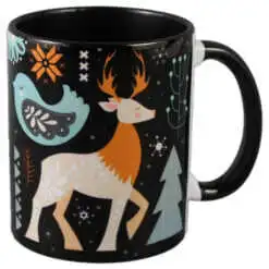 Cana de Craciun din ceramica