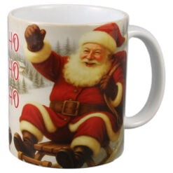 Cana de Craciun din ceramica "Ho Ho Ho!" 330 ml