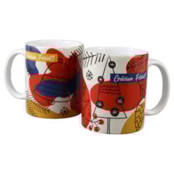 Cana de Craciun din ceramica "Craciun Fericit!" 330 ml