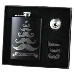 Plosca cu palnie si bricheta