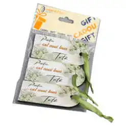 Set 3 Etichete din lemn "Pentru cel mai bun Tata"