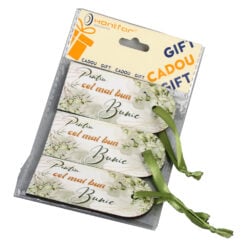 Set 3 Etichete din lemn "Pentru cel mai bun Bunic"